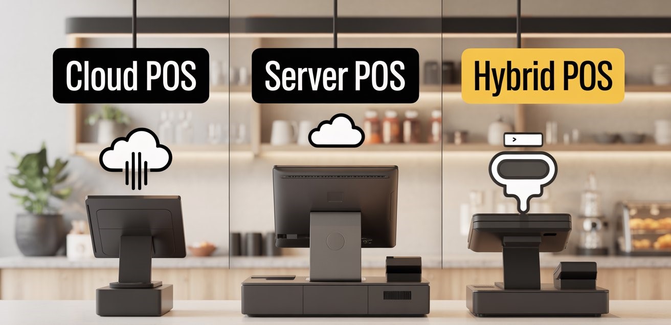 Hybrid vs Server vs Cloud Based POS System - Which One is Right for Your Restaurant?